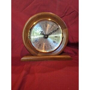 Vintage Homemade Mantle Clock 6"×7"